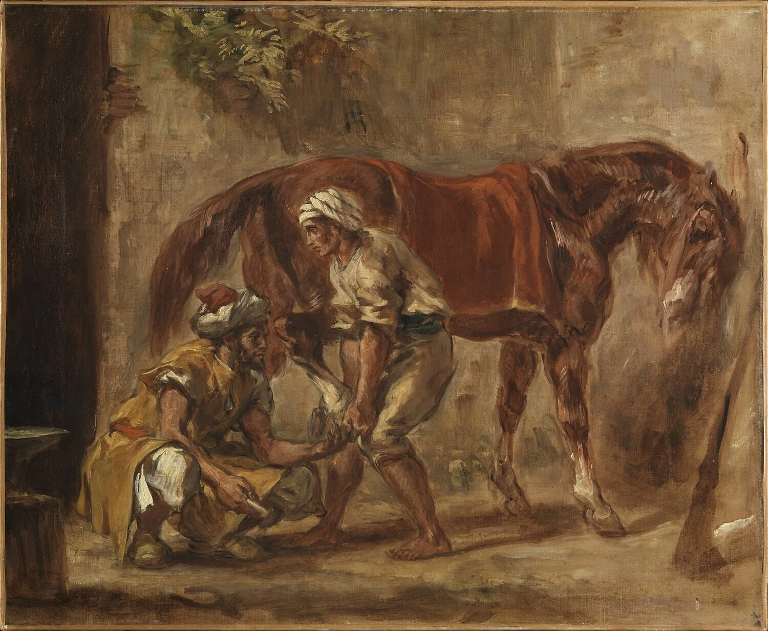 Il Maniscalco, noto anche come Arabo, ferra un cavallo - Museo del Louvre, Parigi